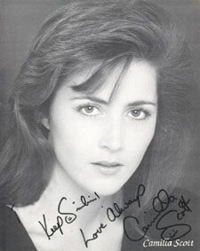 Camilla Scott na autogramu